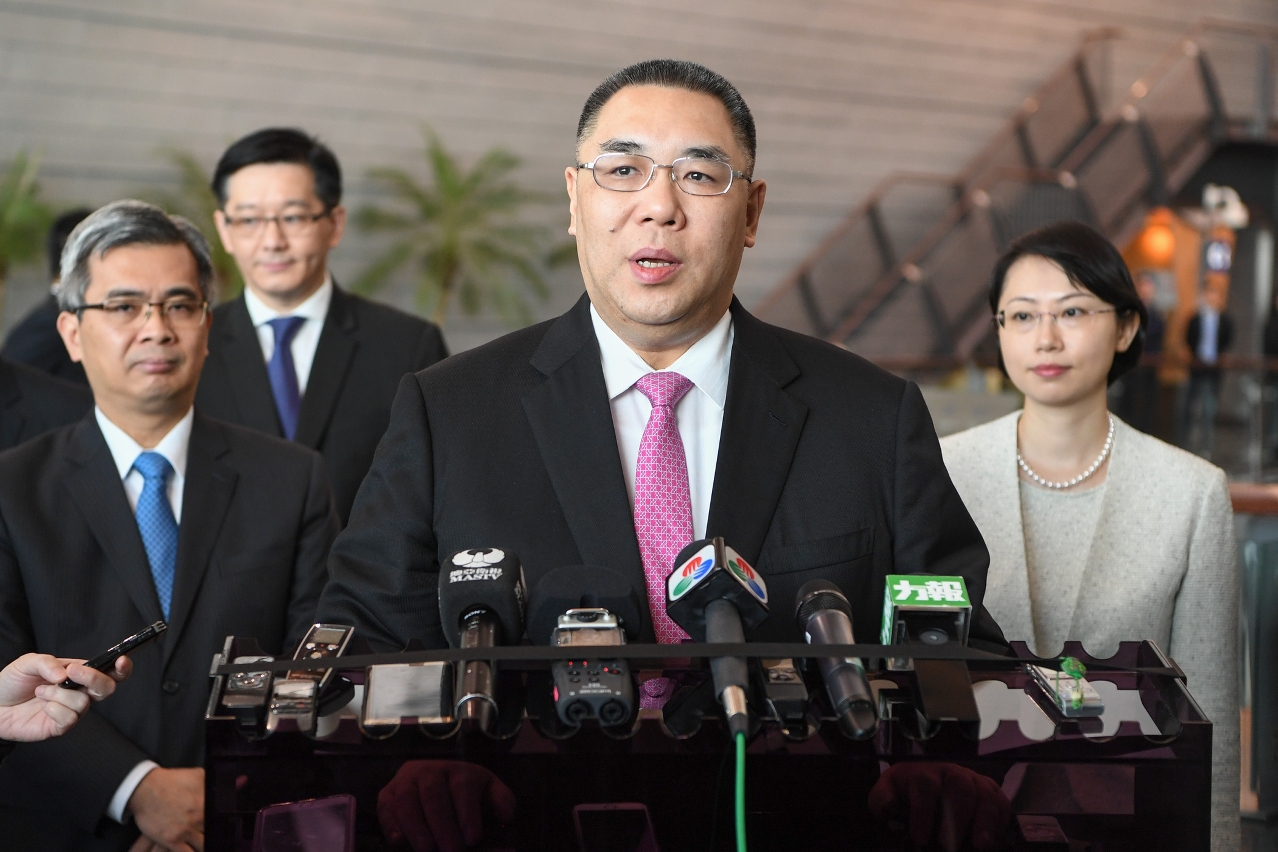 行政長官崔世安接受傳媒訪問