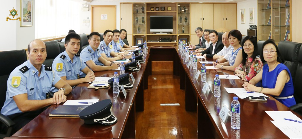 新口岸區坊眾聯誼會拜訪治安警察局