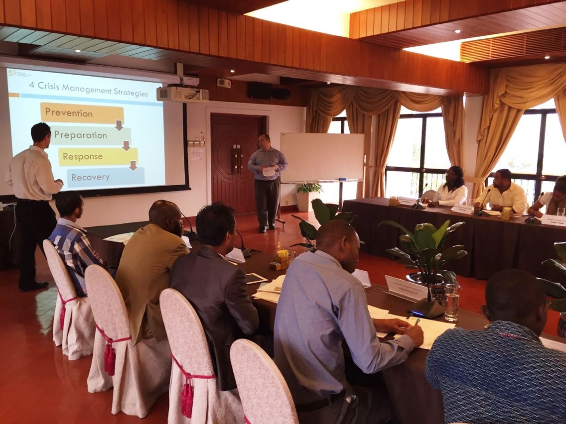 Government tourism personnel from Portuguese-speaking countries on training in Macao