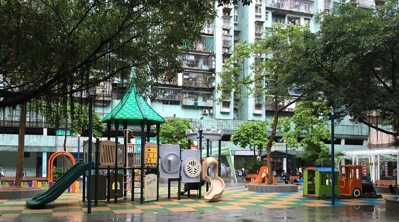 區內設置全新的兒童遊樂場