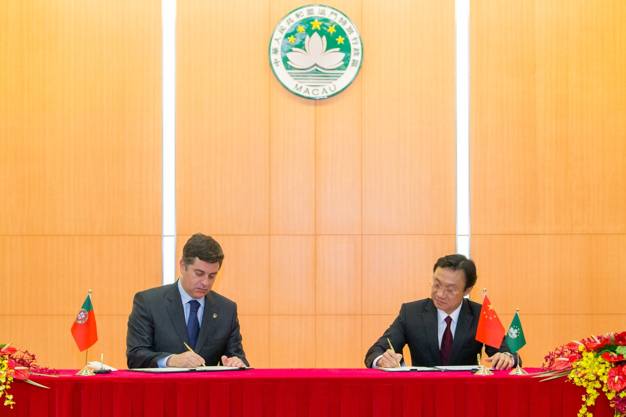 Macau e Portugal assinam Protocolo no Domínio do Turismo