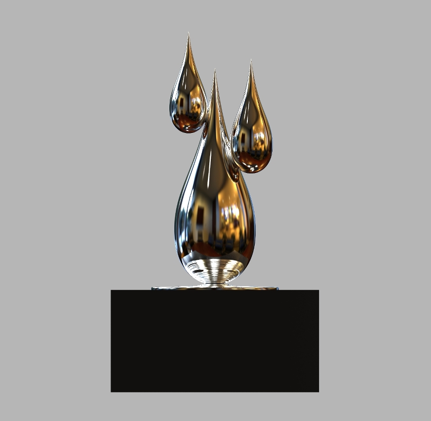 The image of Yang Xiaohua’s work “Connection with Water”