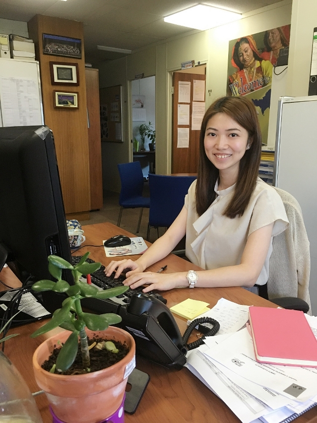 IFT alumna Ms. Mandy Ho Pui Ian took photo during her internship at UNWTO headquarters in Madrid, Spain.