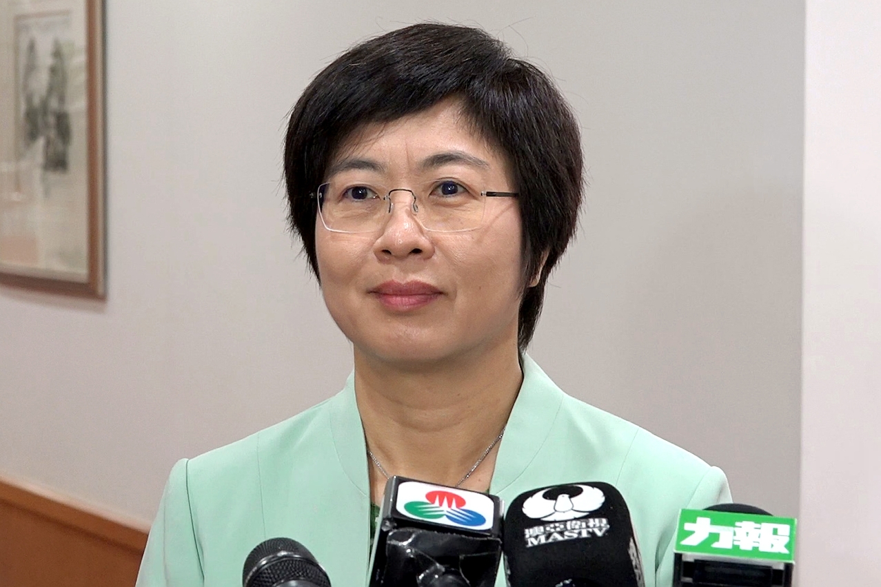 行政法務司司長陳海帆接受傳媒訪問