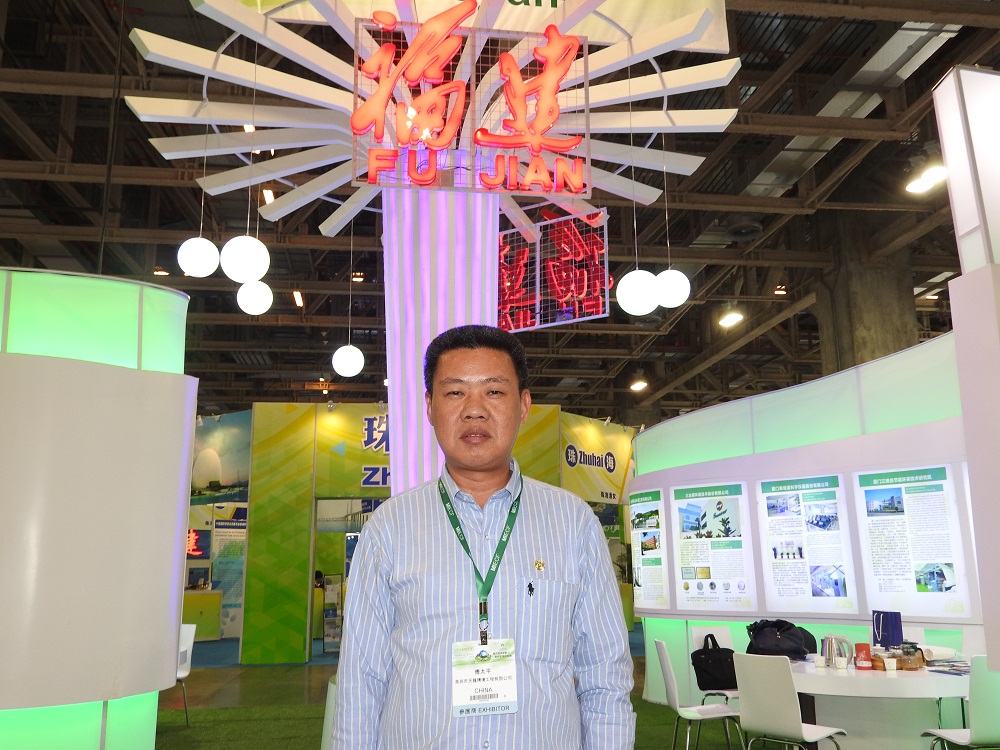 Mr. Fu Taiping, CEO of Quanzhou Tianlong Environmental Engineering Co., Ltd.,