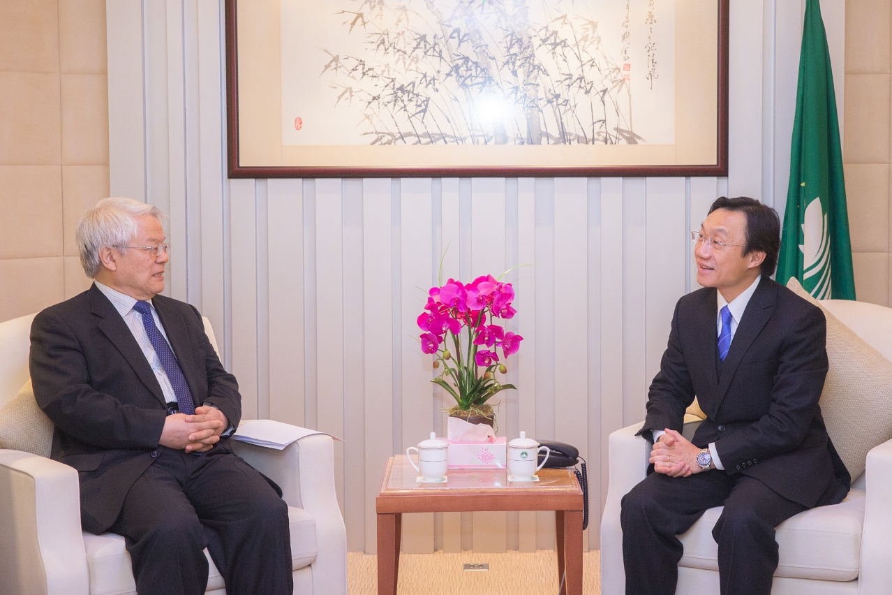 譚俊榮會見國家藝術基金理事長蔡武