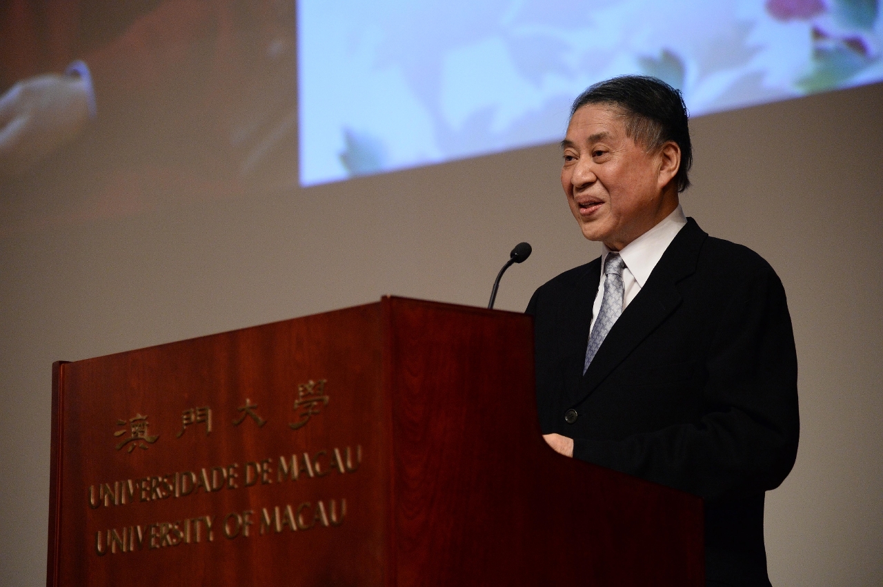 The renowned writer Pai Hsien-yung gives a talk at UM on the revitalisation of Kun opera