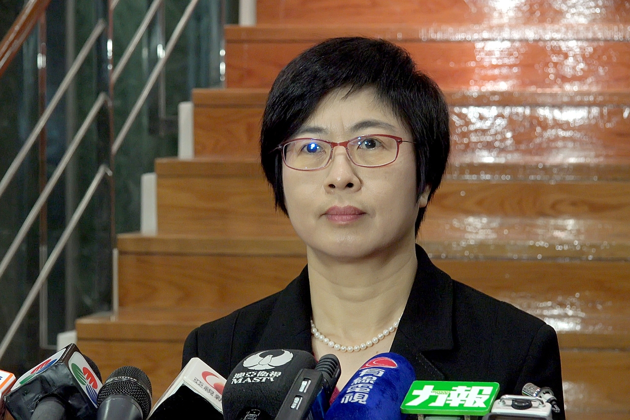 行政法務司司長陳海帆接受傳媒訪問