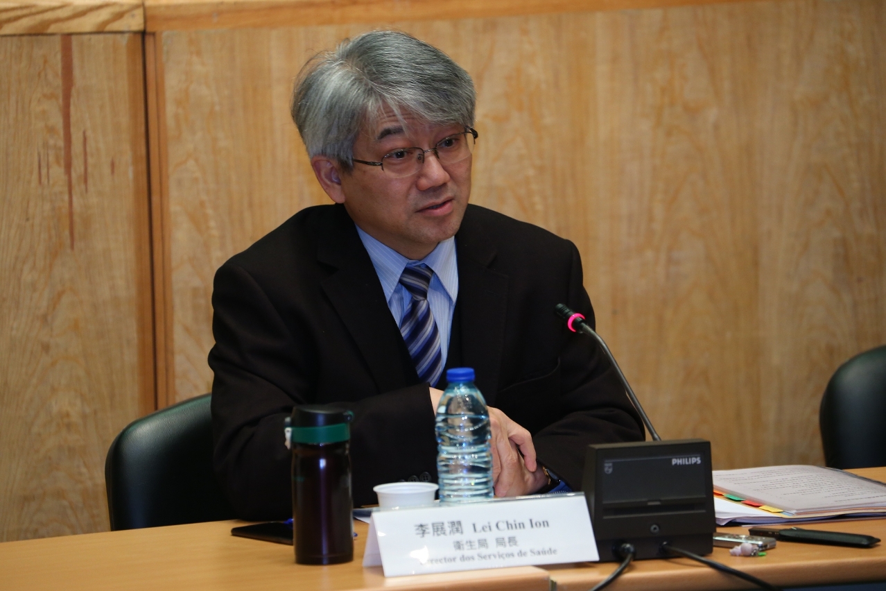 李展潤局長與參觀者分享2003年應對沙士的經歷
