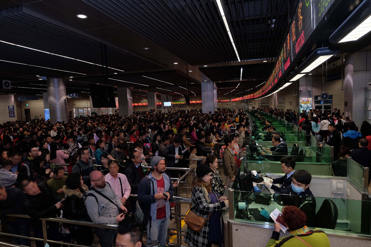關閘口岸仍然是旅客主要出入境口岸