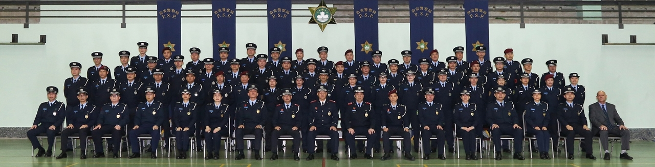 治安警52位警務人員獲晉升副警長