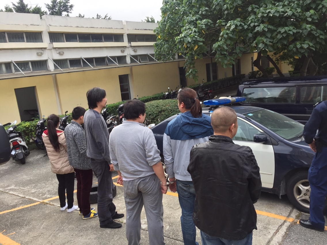 被截獲的偷渡人士
