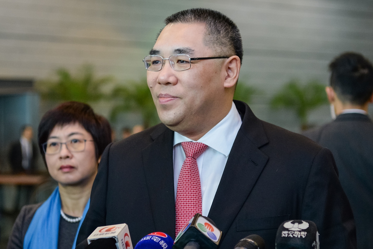 行政長官崔世安接受傳媒訪問