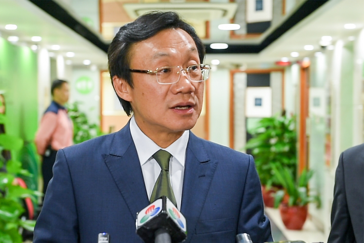 社會文化司司長譚俊榮接受訪問