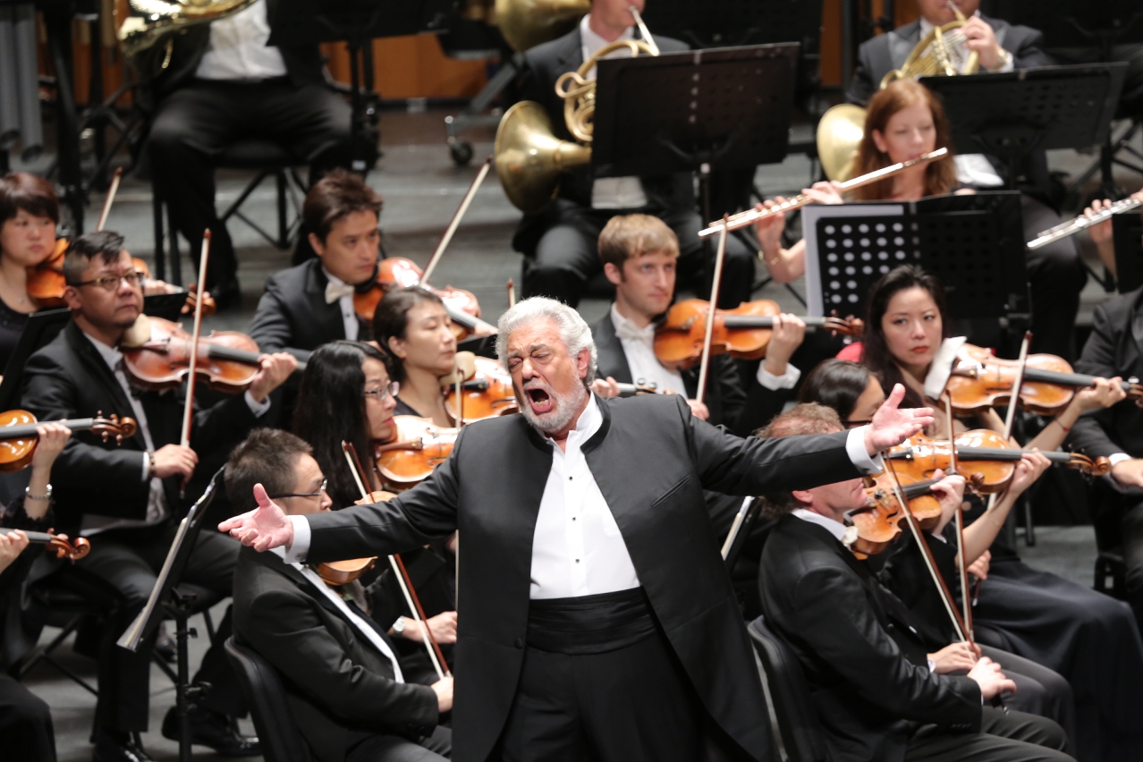 Domingo presented numerous beloved classics in the concert.