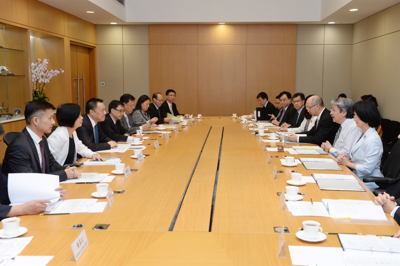 第八次港澳合作高層會議在香港舉行