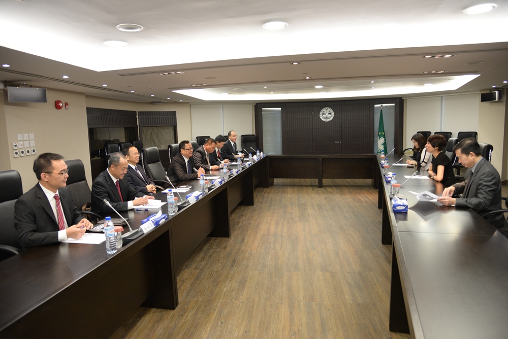 Visita de observação a Macau da Delegação do Tribunal Popular Intermédio da Cidade de Zhongshan
