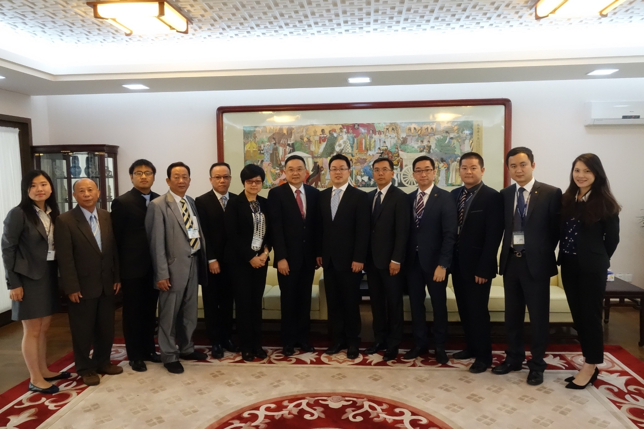 Visita de cortesia da Delegação Empresarial de Macau ao Consulado-Geral da República Popular da China no Brasil