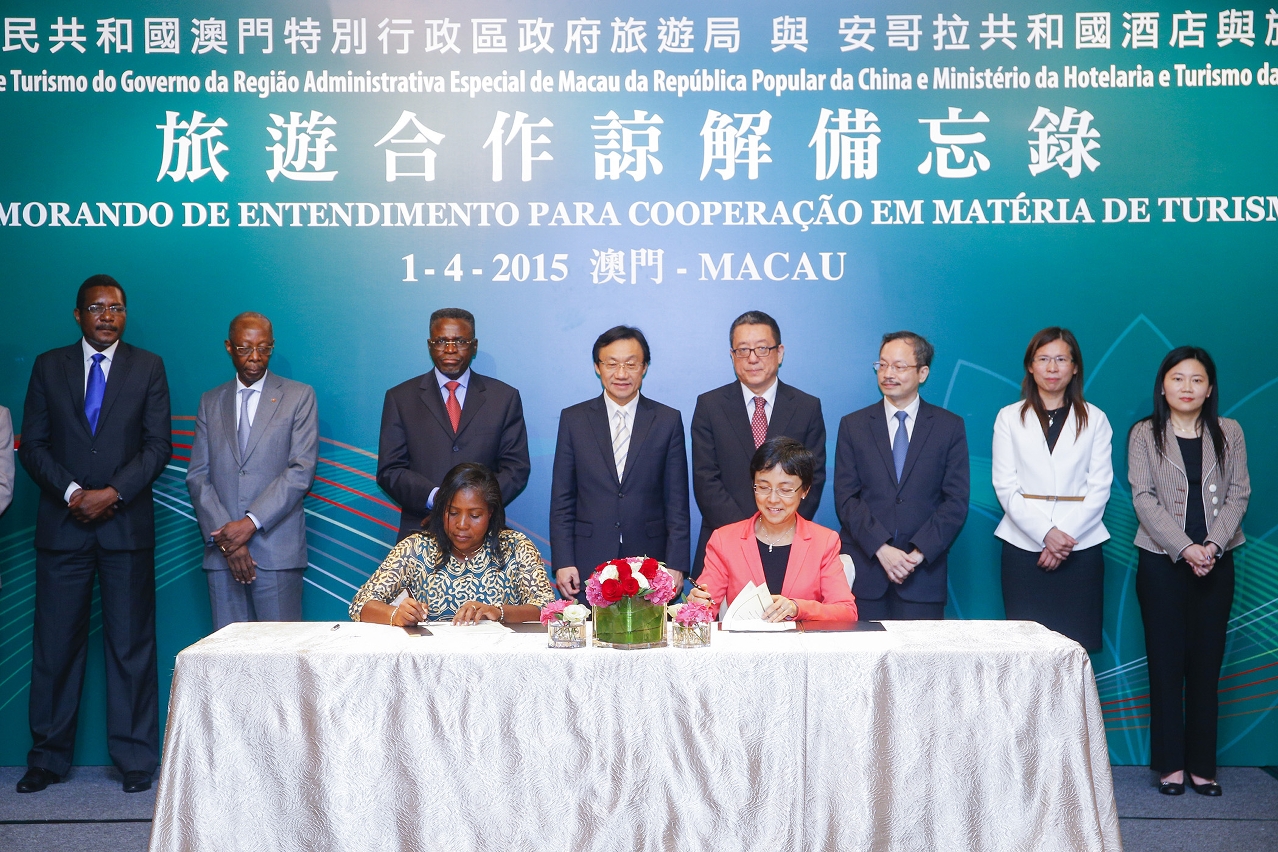 Macau and Angola sign MOU to strengthen tourism cooperation