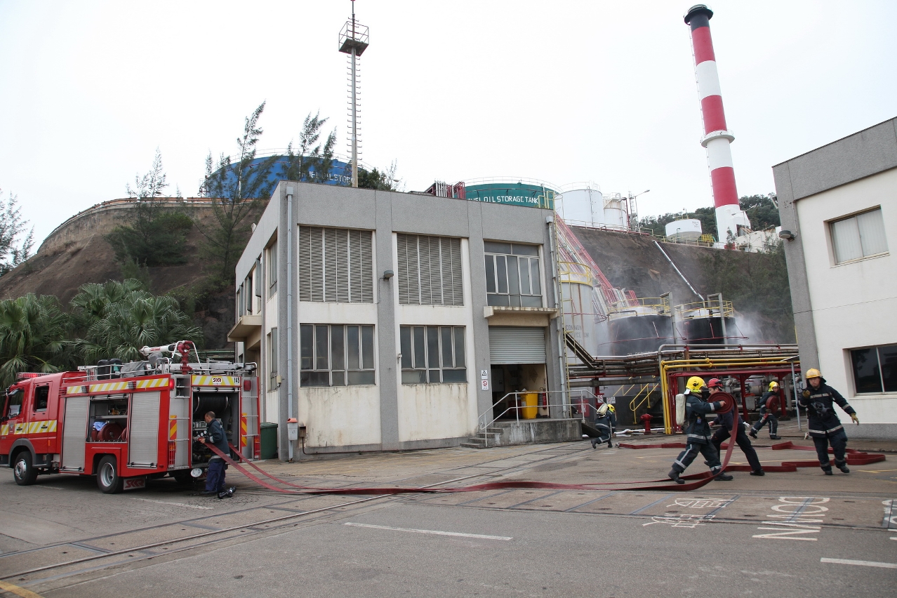 路環發電廠重油管道洩漏演習_1