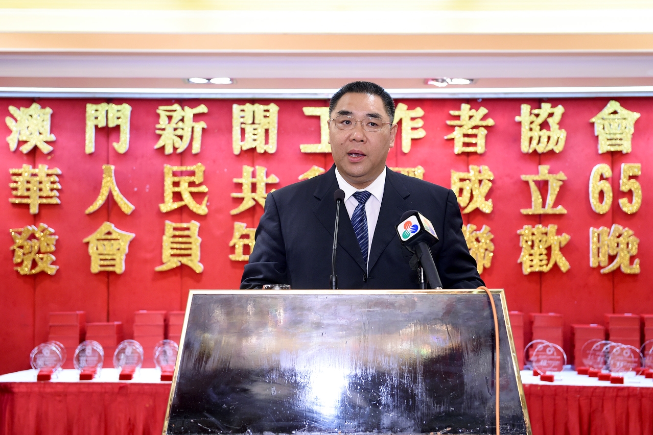 崔世安：高度尊重新聞自由　積極支持傳媒工作