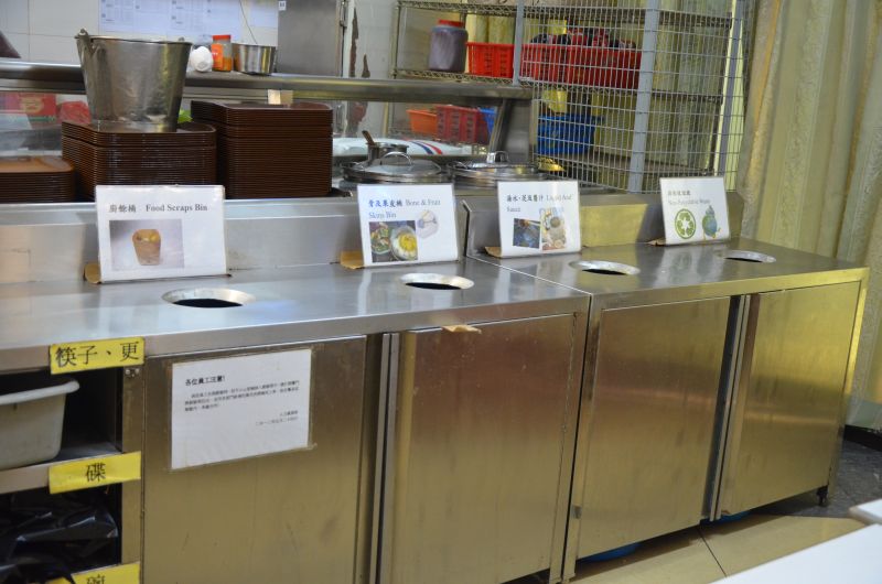 酒店廚房設置廚餘回收筒