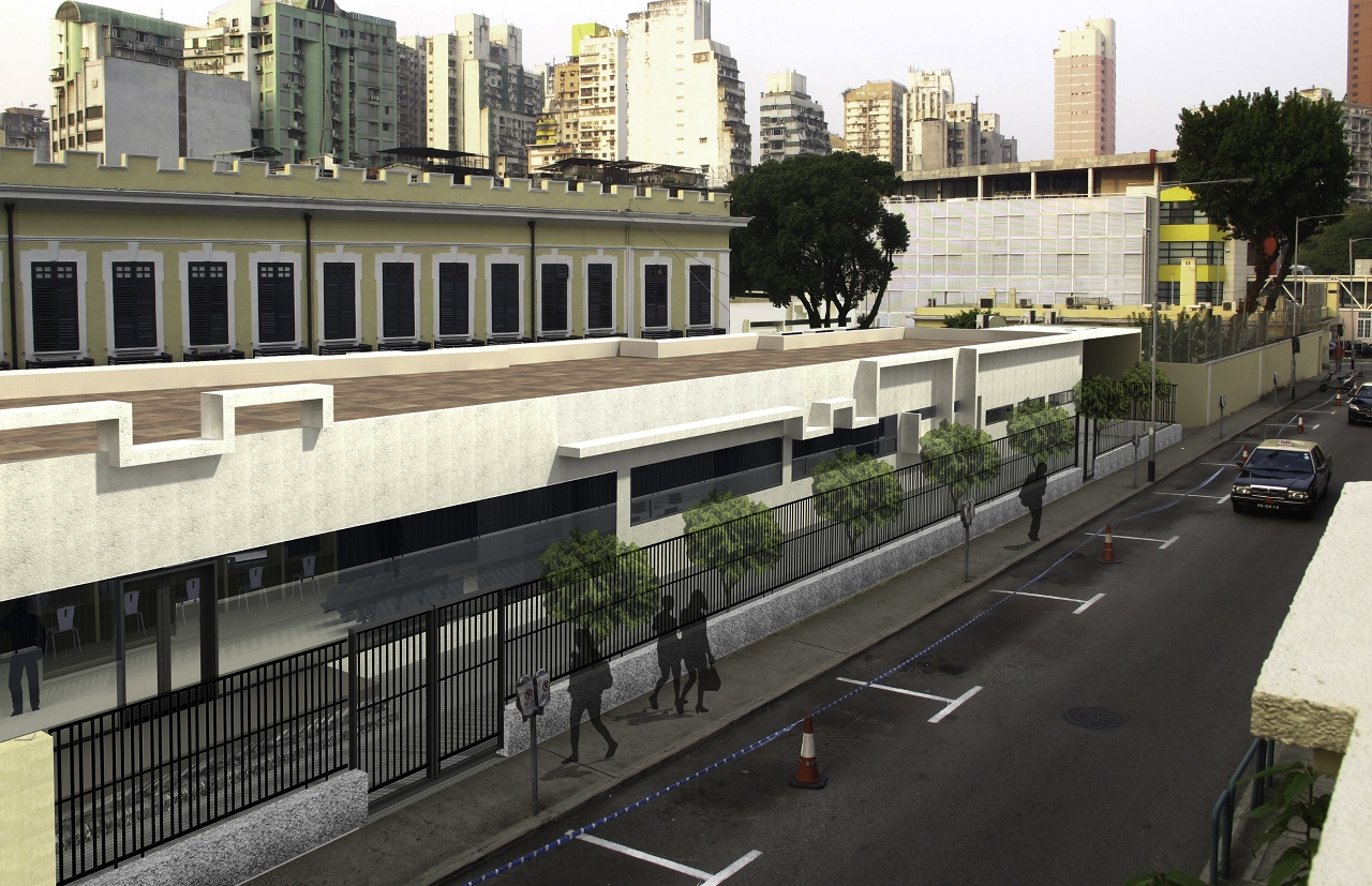 澳門治安警察局交通廳擴建工程示意圖（二）