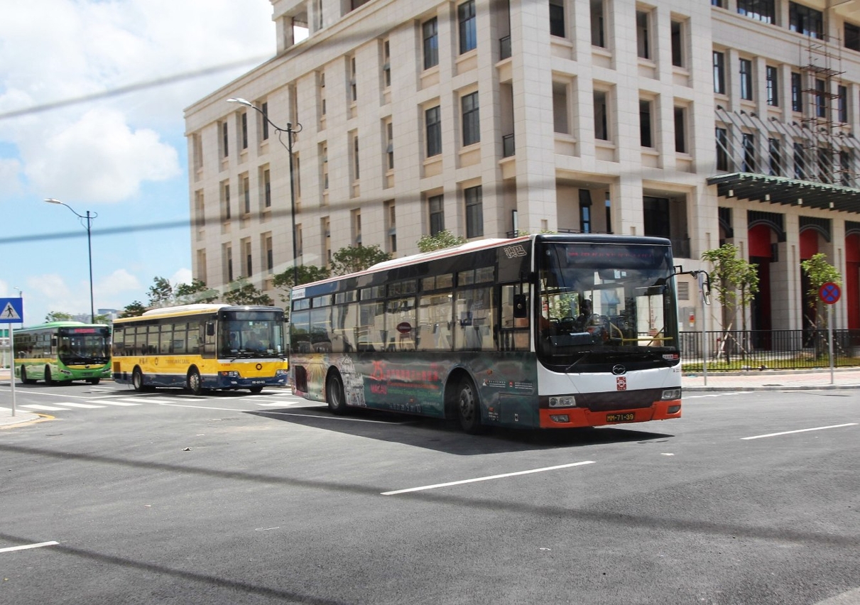 三巴車輛試行澳大新校區了解現場環境