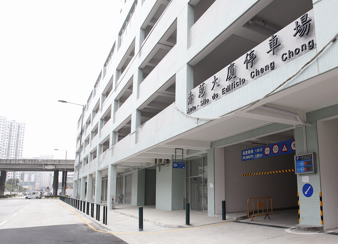 位於青洲坊的青蔥大廈停車場今年投入使用