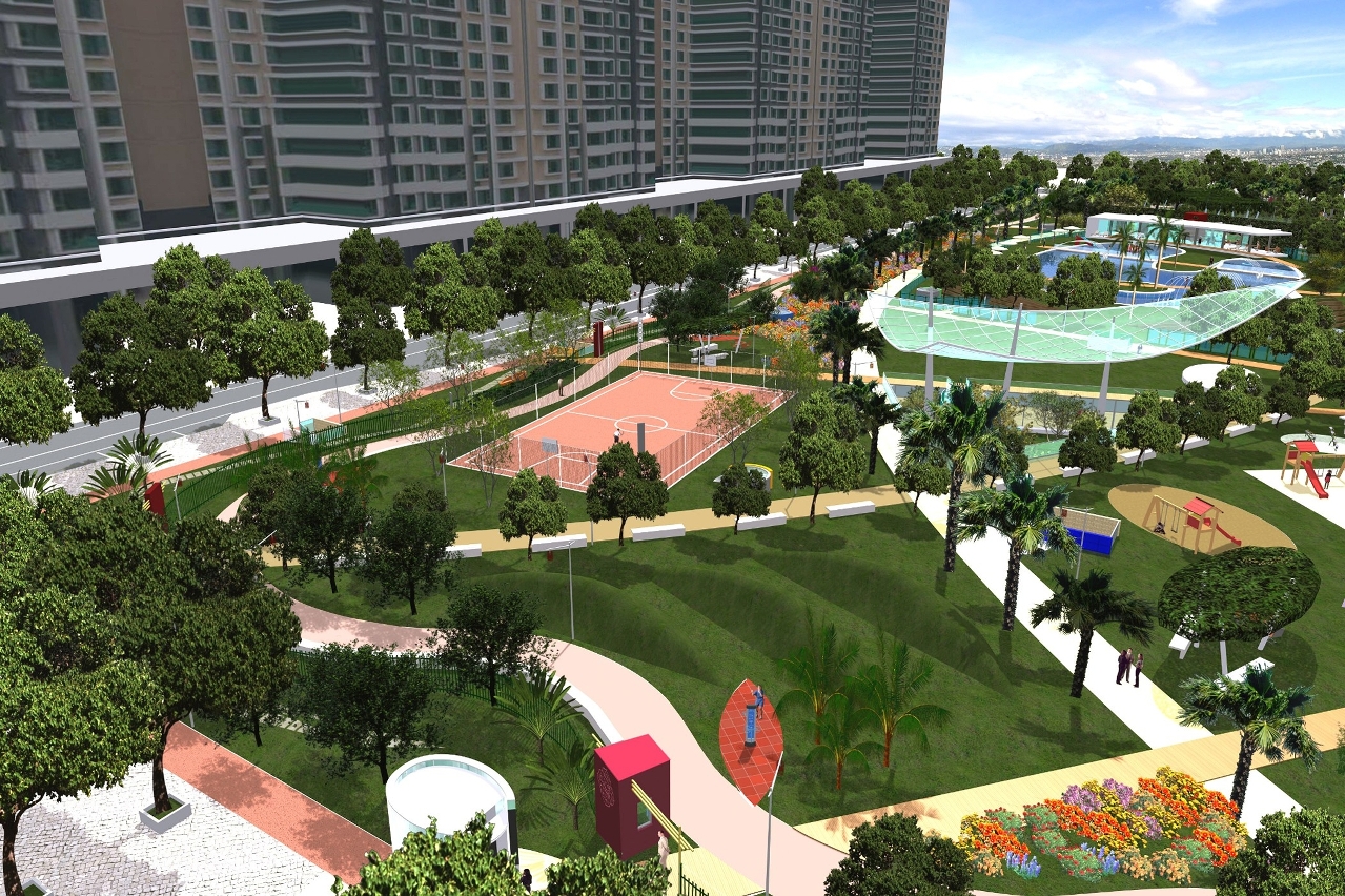 公園設施效果圖