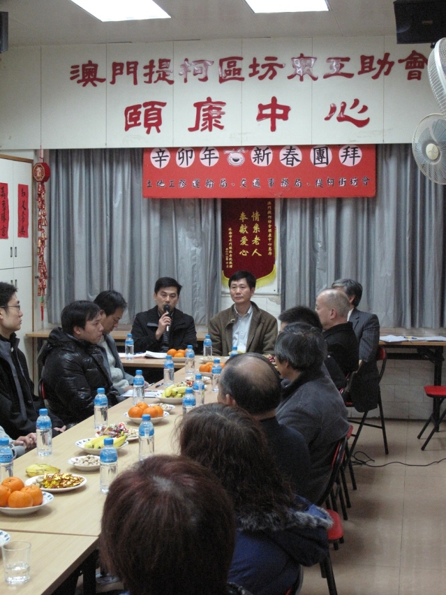 兩局代表落區進一步收集坊間對高士德工程的意見和建議