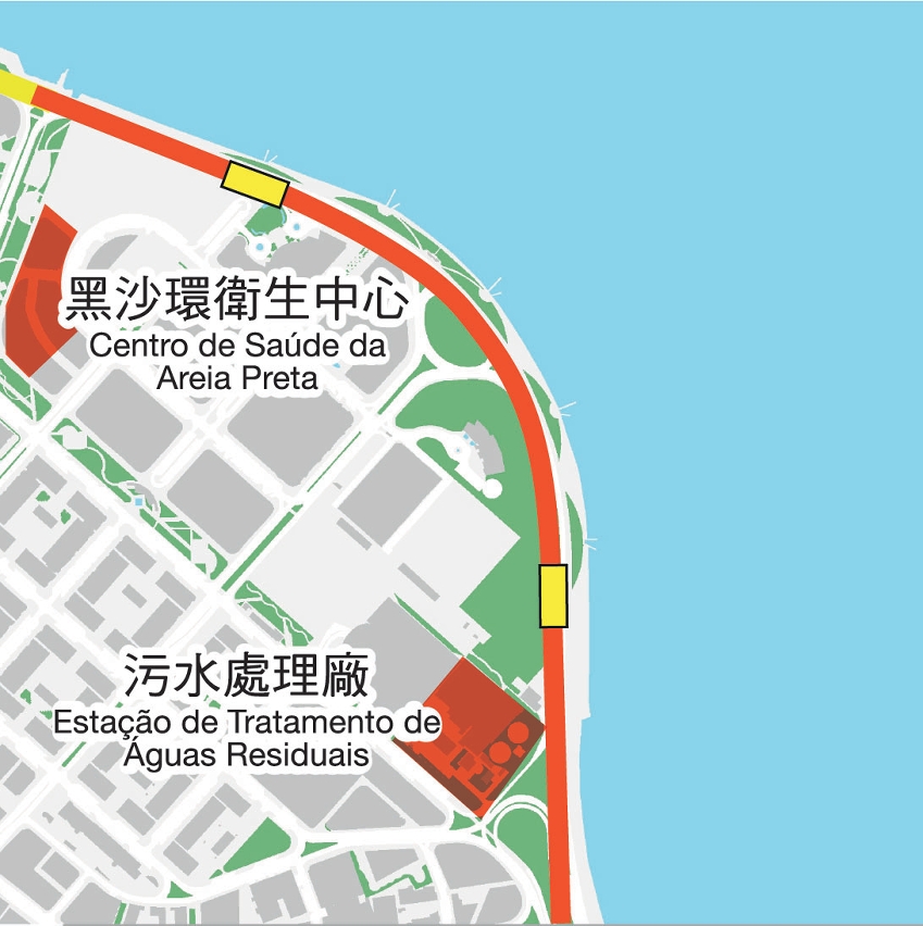 沿海高架走線