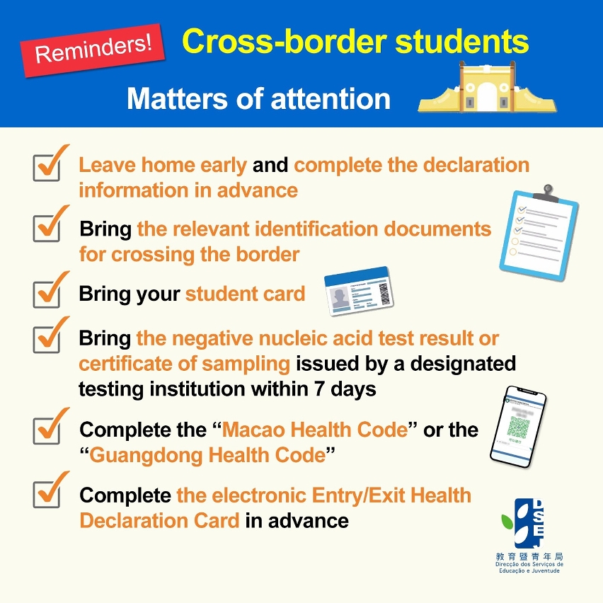 Matters of attention for cross-border students