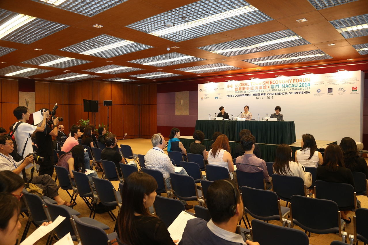 Conferência de imprensa do Fórum de Economia de Turismo Global – Macau 2014