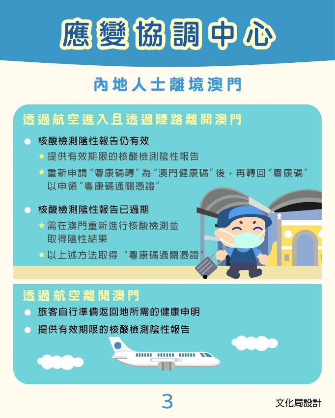 【圖文包】8月12日零時起澳門進入內地人員不再實行集中隔離醫學觀察出入境安排03