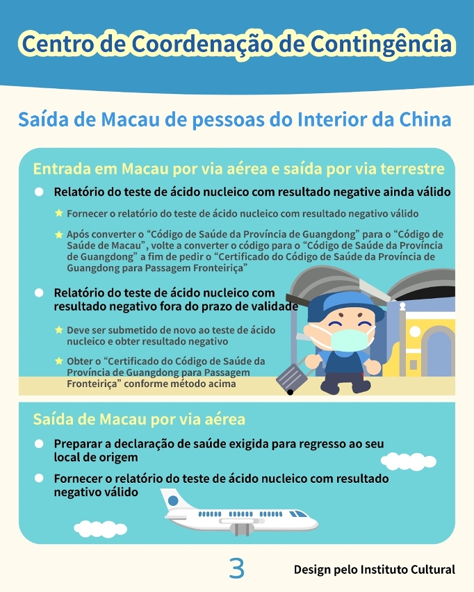 Saída de Macau de pessoas do Interior da China