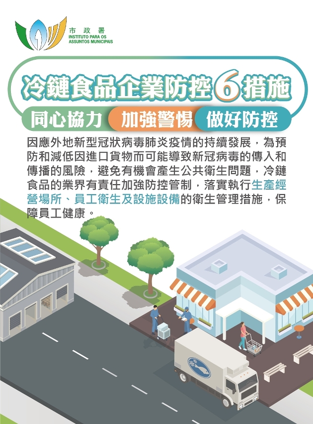 市政署提醒冷鏈食品企業加強防控管理措施-01
