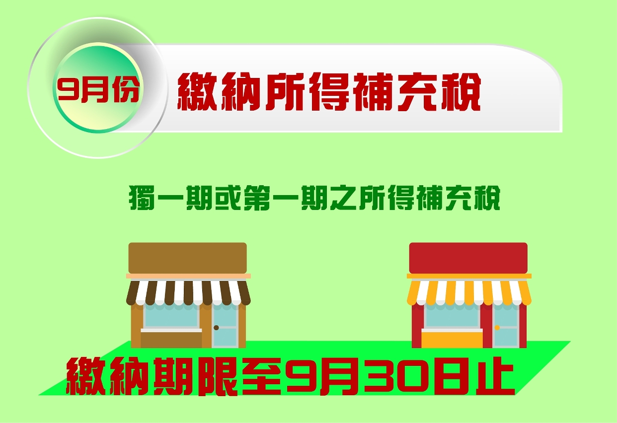 9月份所得補充稅繳納期_圖1