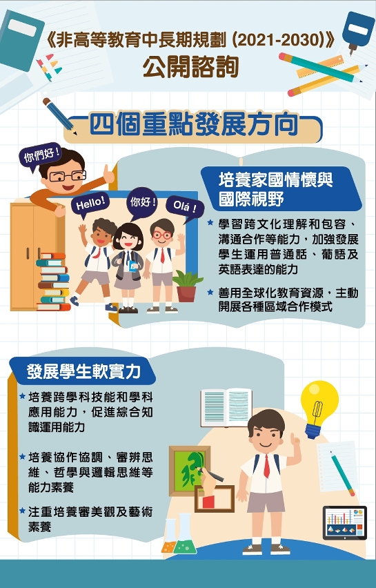 非高等教育中長期規劃公開諮詢