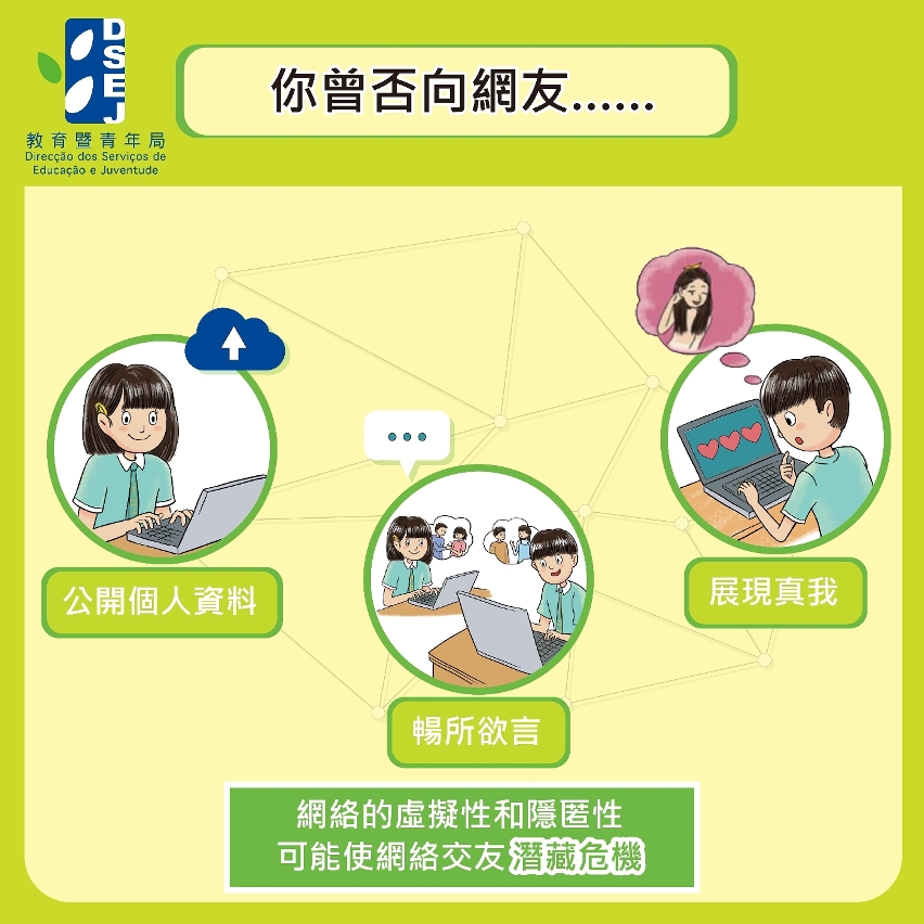 保護兒童 全民做起—網絡交友