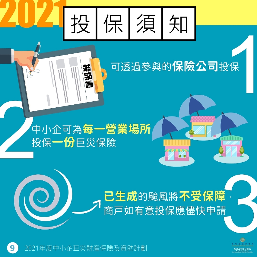 2021年度中小企巨災財產保險及資助計劃圖文包