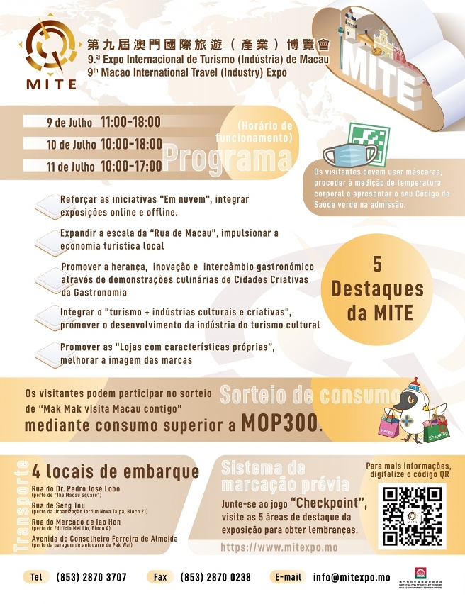 Infografia da 9.ª Expo Internacional de Turismo (Indústria) de Macau