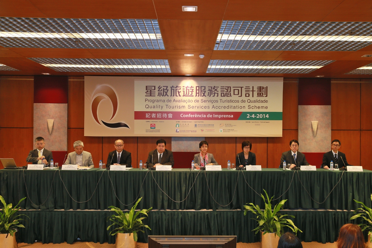 Press conference about “Quality Tourism Services Accreditation Scheme”