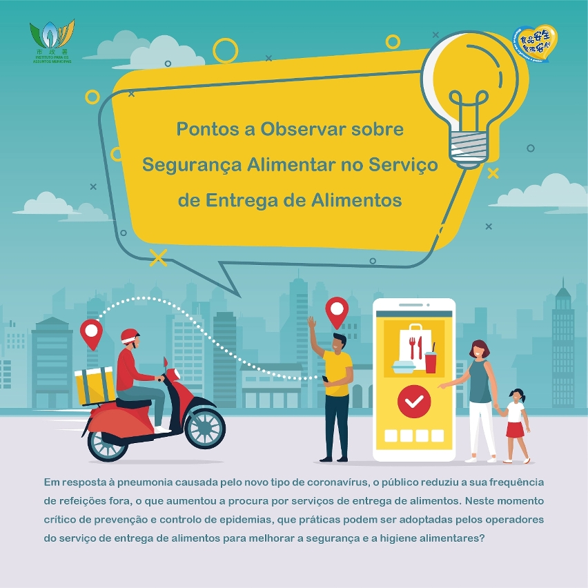 pontos a observar sobre segurança alimentar no serviço de entrega de alimentos