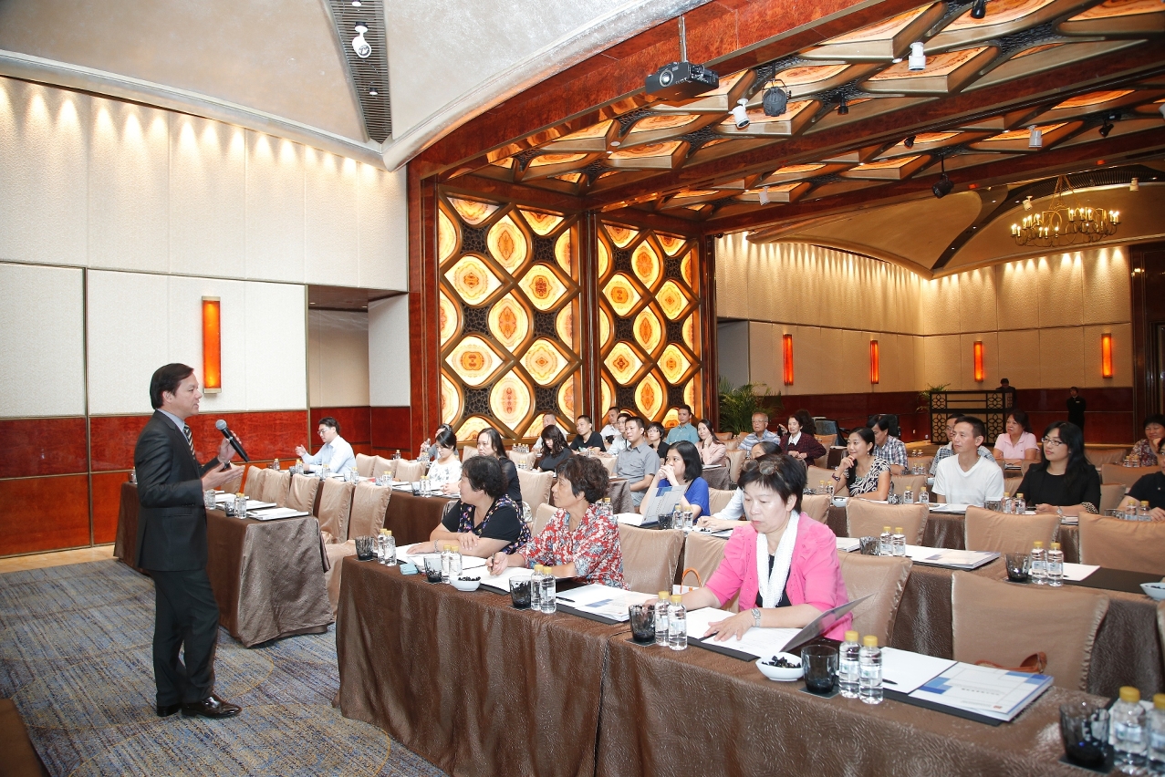 Industry partners at training session