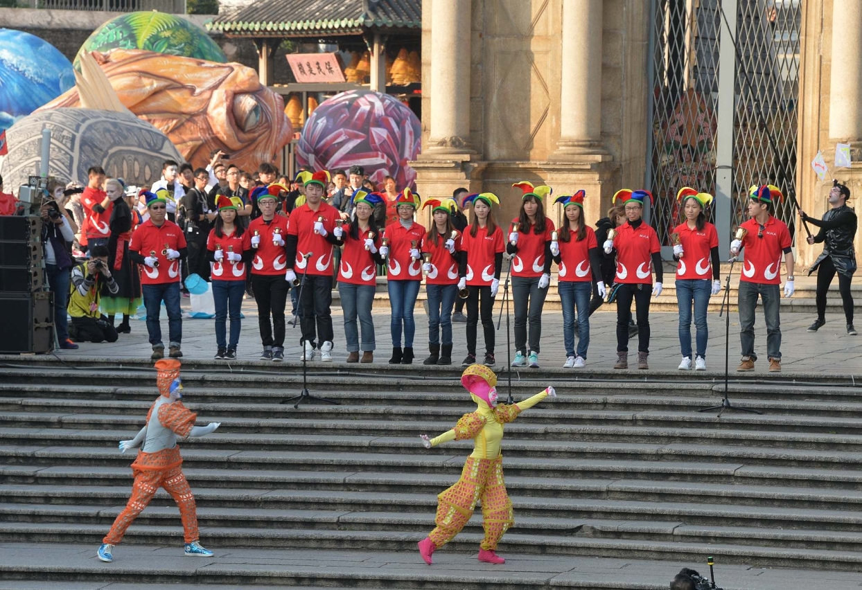“Parade through Macao, Latin City”