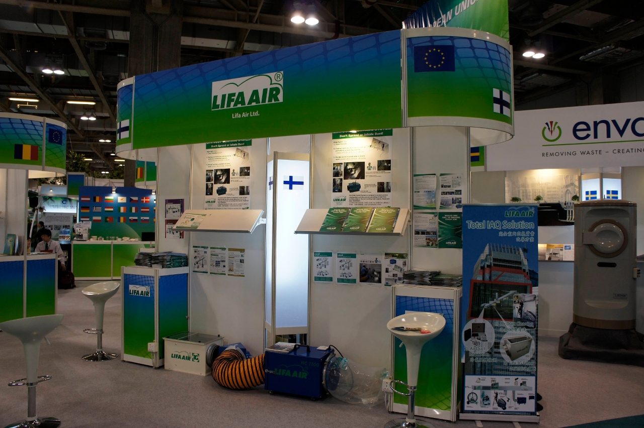 Lifa Air Ltd. displays indoor air treatment technology