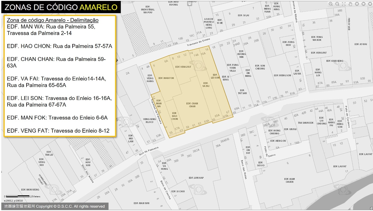 Zona amarela no âmbito do caso 69