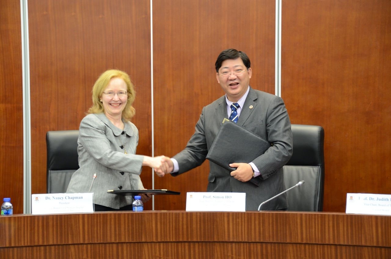 UM signs an MOU with the United Board for Christian Higher Education in Asia