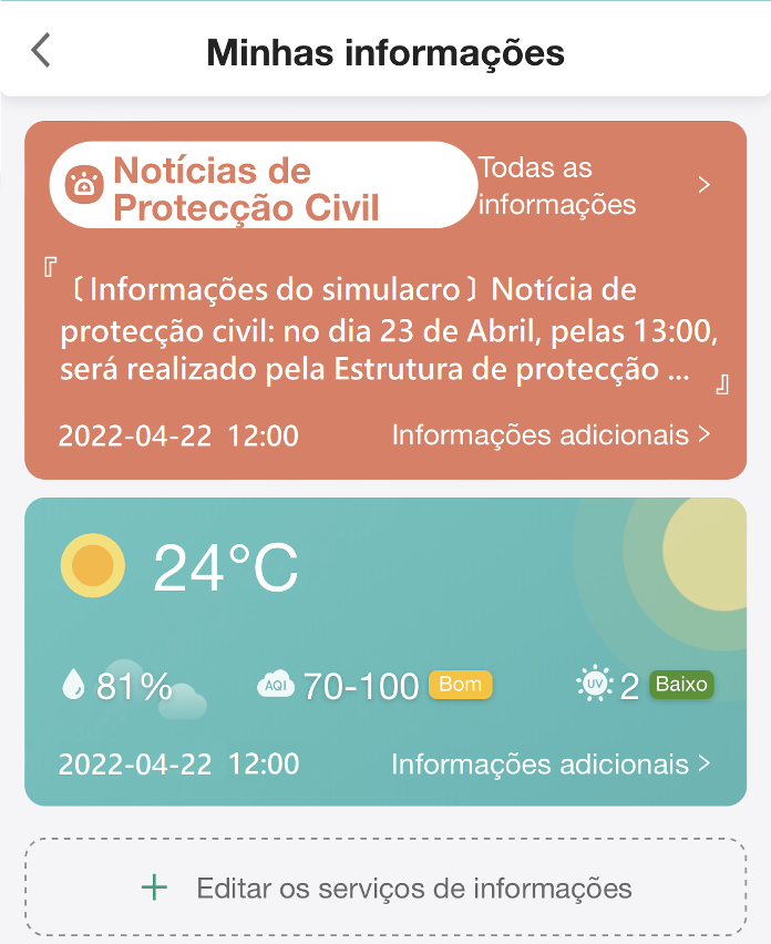Ilustração: Notícia de protecção civil